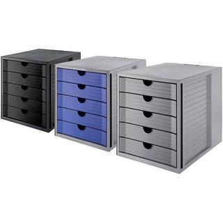 HAN Boîte à tiroirs System Box KARMA, DIN A4, 5 tiroirs fermés, éco  