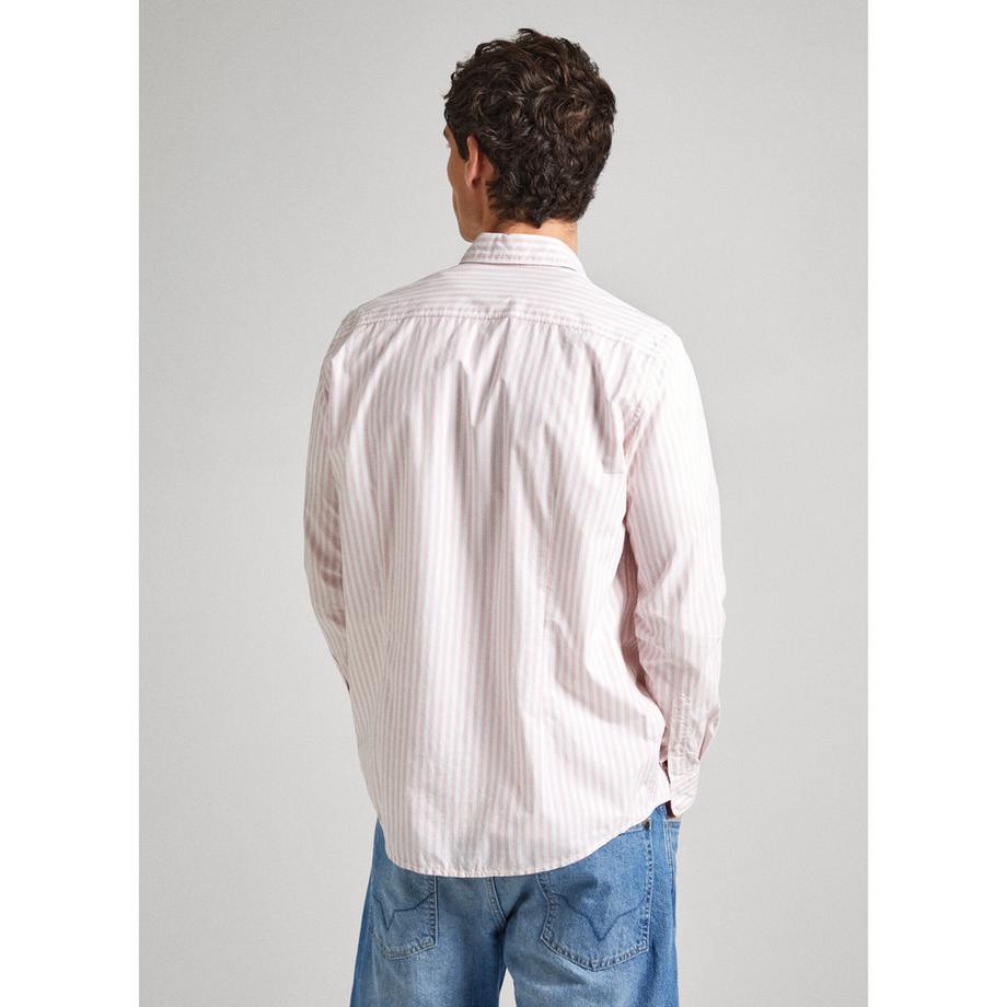 Pepe Jeans London Pigdon Camicia a Maniche Lunghe a Righe  