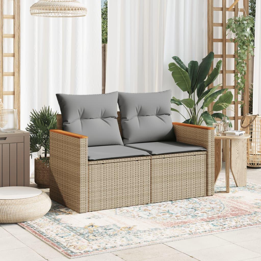 VidaXL Gartensofa poly-rattan  