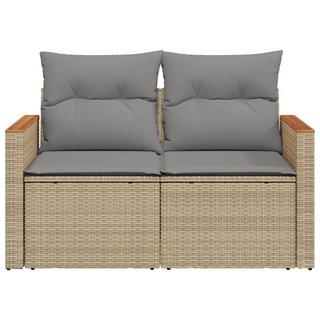 VidaXL Gartensofa poly-rattan  