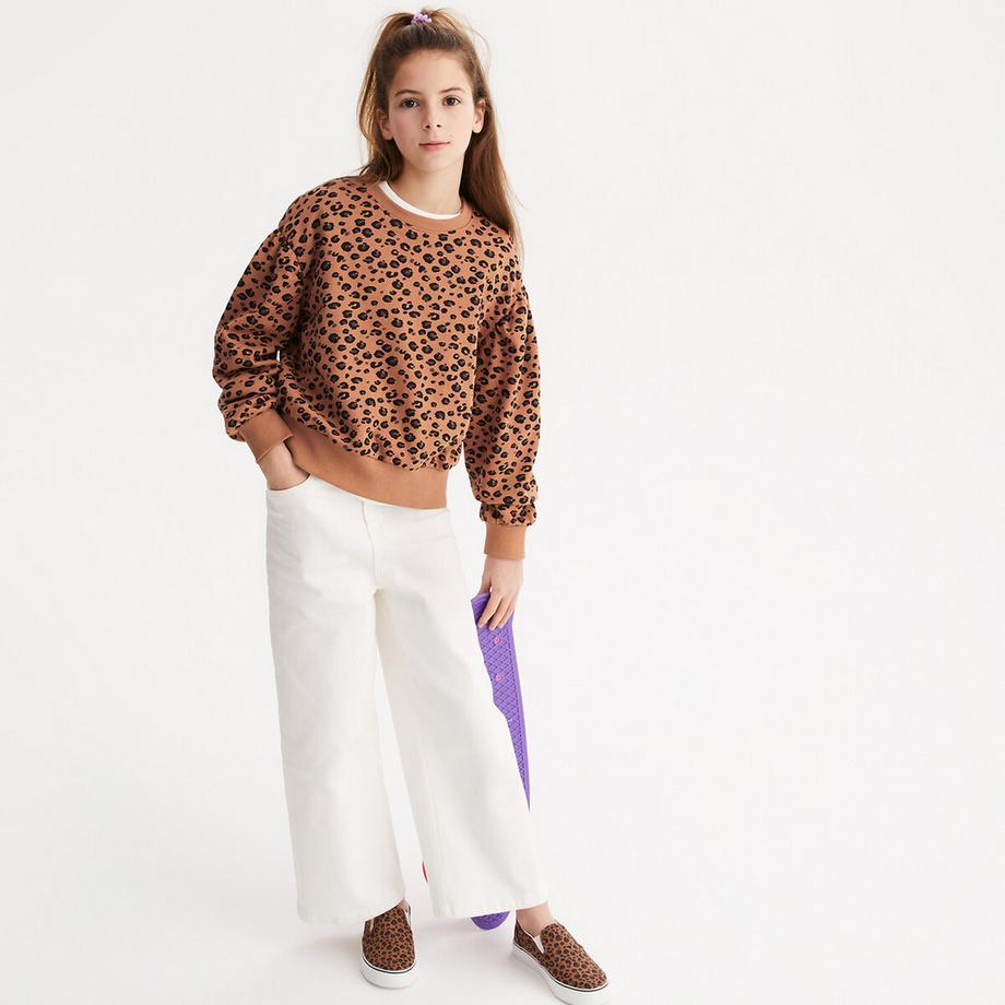 Sweat  imprimé animalier 18 mois-14 ans