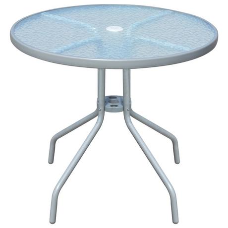 VidaXL Table d'extérieur métal  