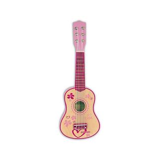 BONTEMPI  Klassische Holzgitarre Pink (55cm) 