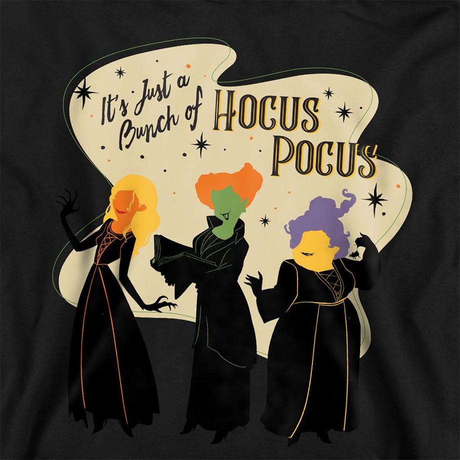 Disney  It's Just A Bunch Of Hocus Pocus Felpa Con Cappuccio Sorelle Sanderson 