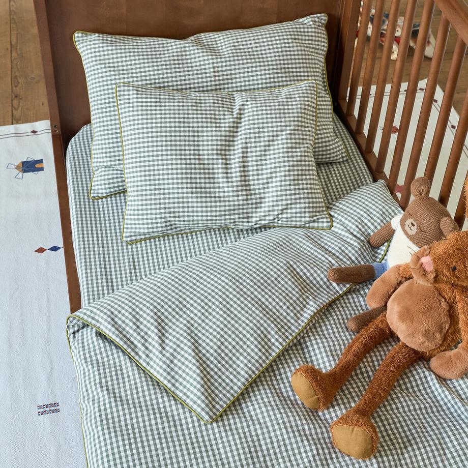 La Redoute Intérieurs Baby-Kopfkissenbezug Tiny Vichy aus Baumwolle  