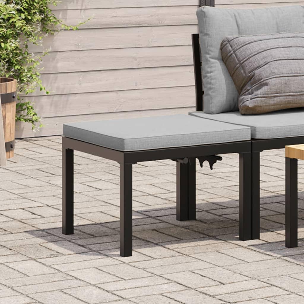 VidaXL  Tabouret de jardin acier 