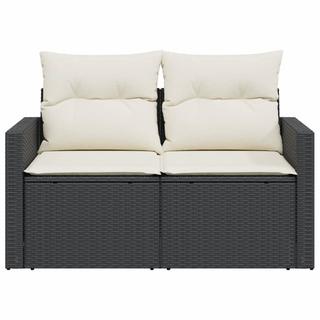 VidaXL Canapé de jardin rotin synthétique  