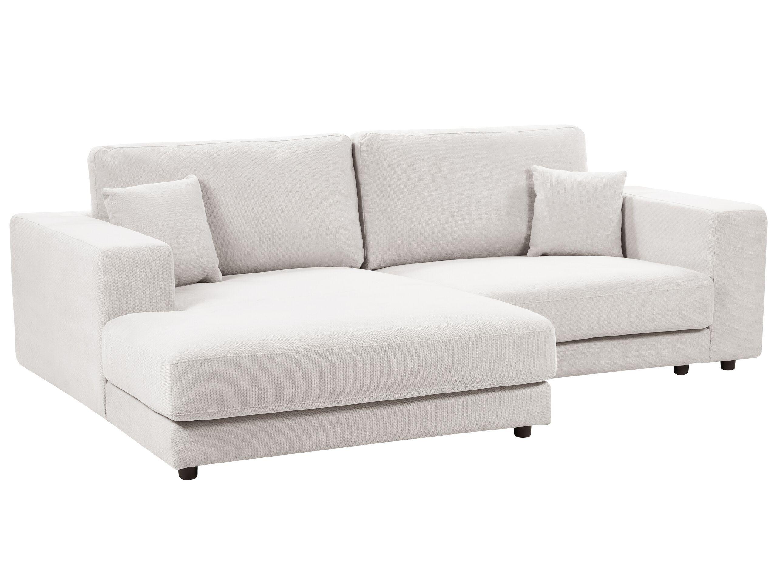 Beliani Ecksofa aus Polyester Modern LOFOTEN  