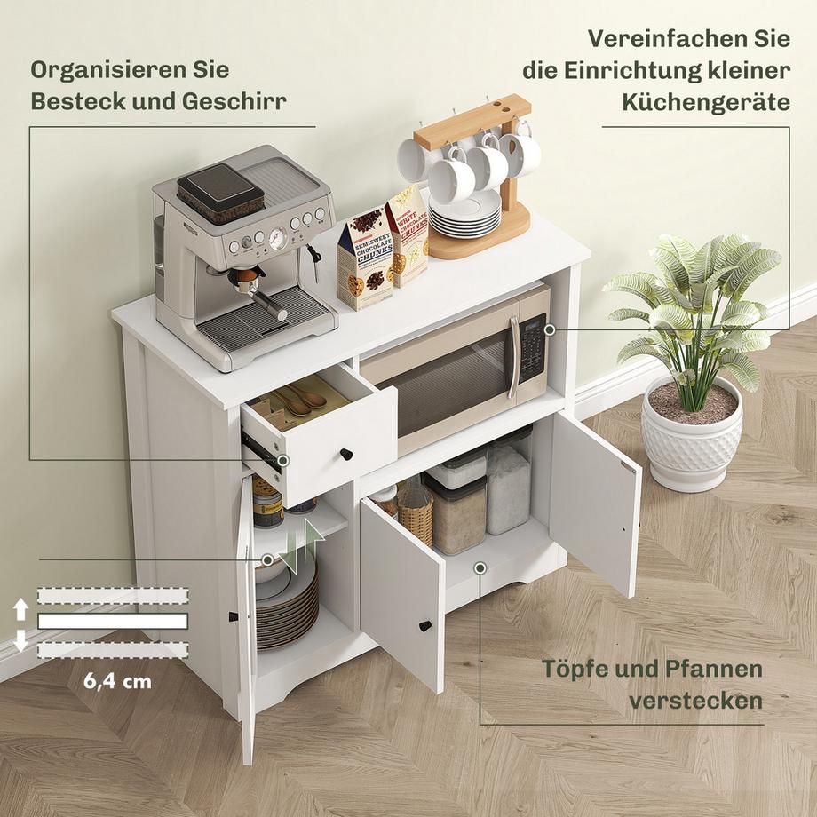HOMCOM Mikrowellenschrank  