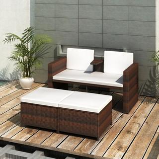 VidaXL Gartenmöbel set poly-rattan  
