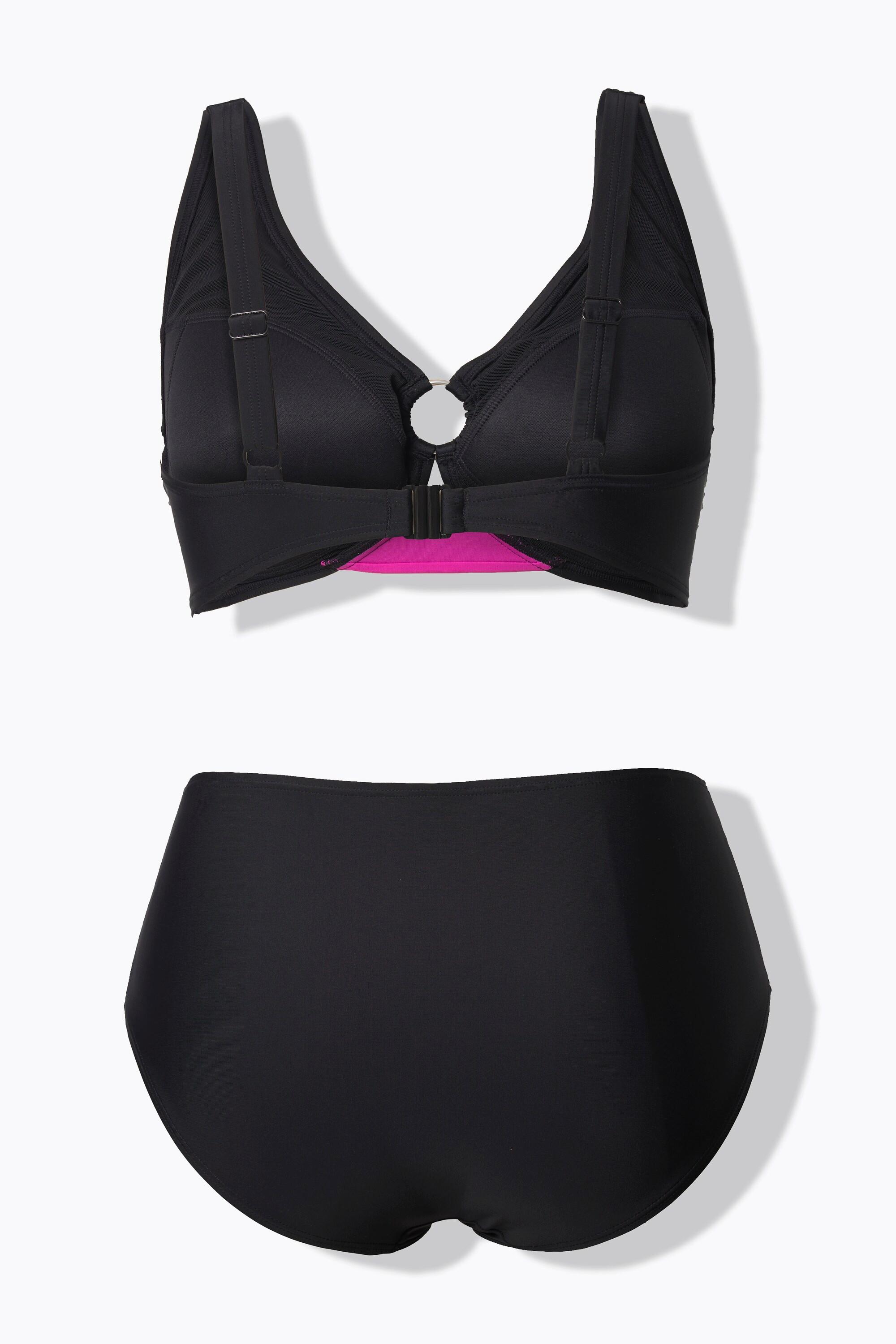 Ulla Popken Bikini Zierring Softcups Verstellbare Träger  