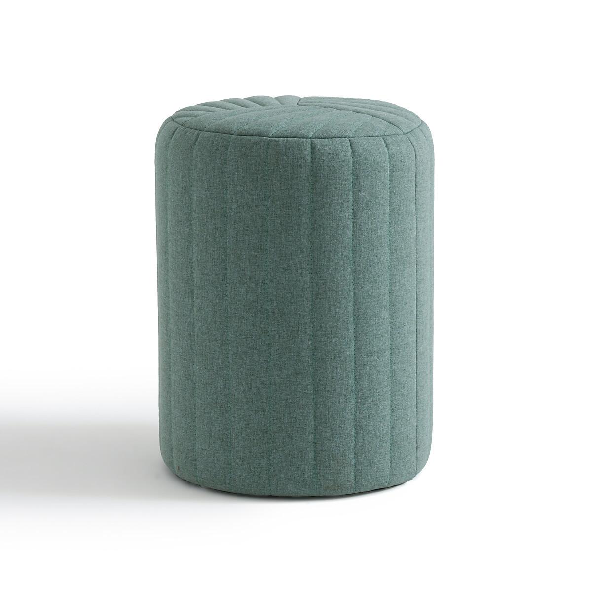 La Redoute Intérieurs Pouf cylindrique surpiqué  