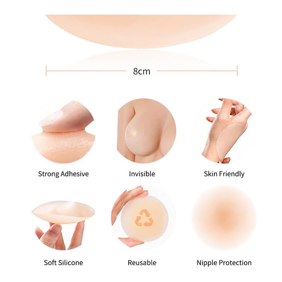 Madame Secret Cache-tétons 2 Paires Caramel  