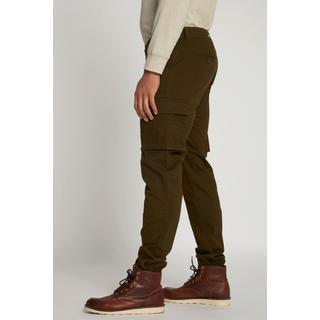 JP1880  Pantaloni cargo con taglio speciale per l'addome e taglio della gamba dritto, disponibili fino alla tg. 70 