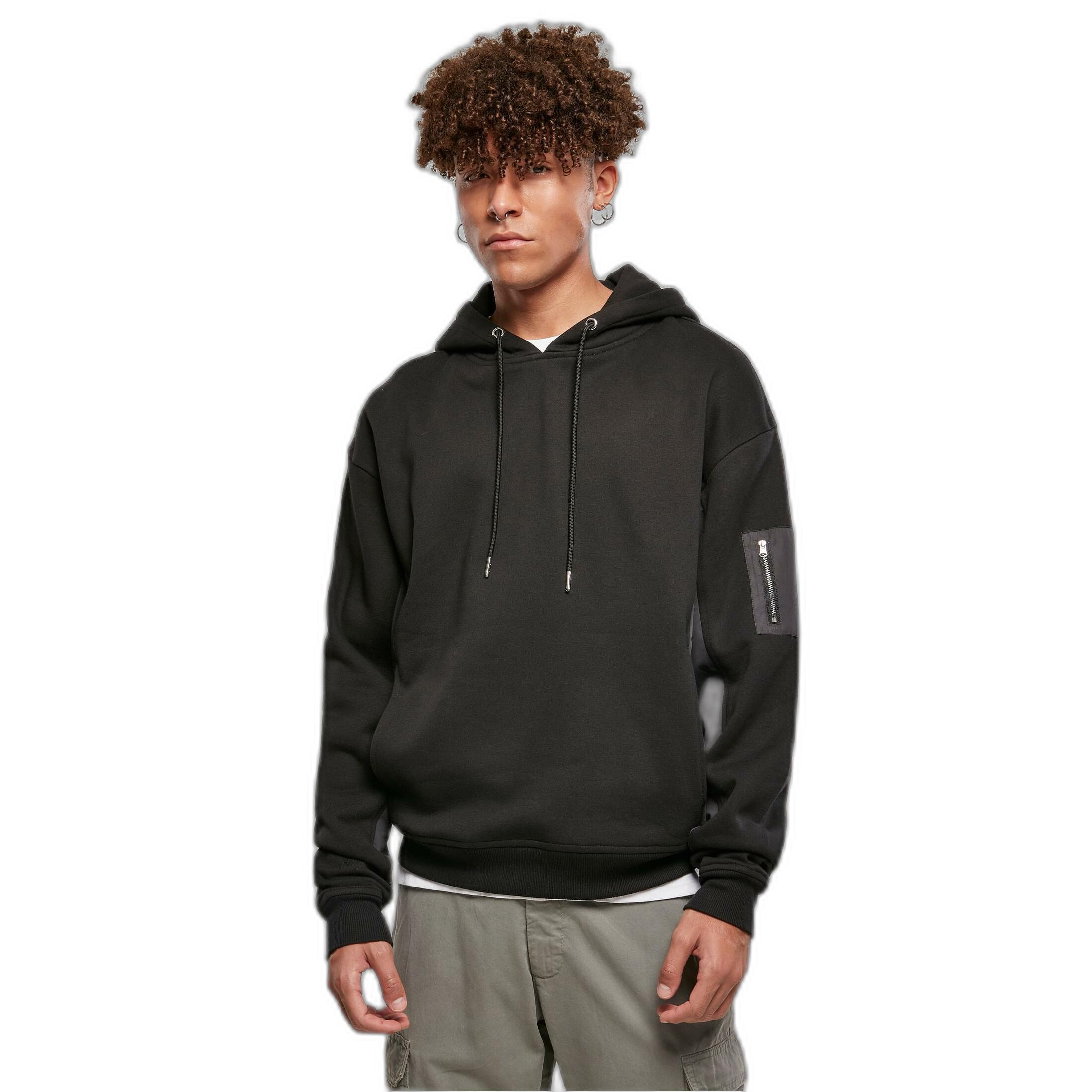 URBAN CLASSICS Military Bomber Kapuzenpullover  