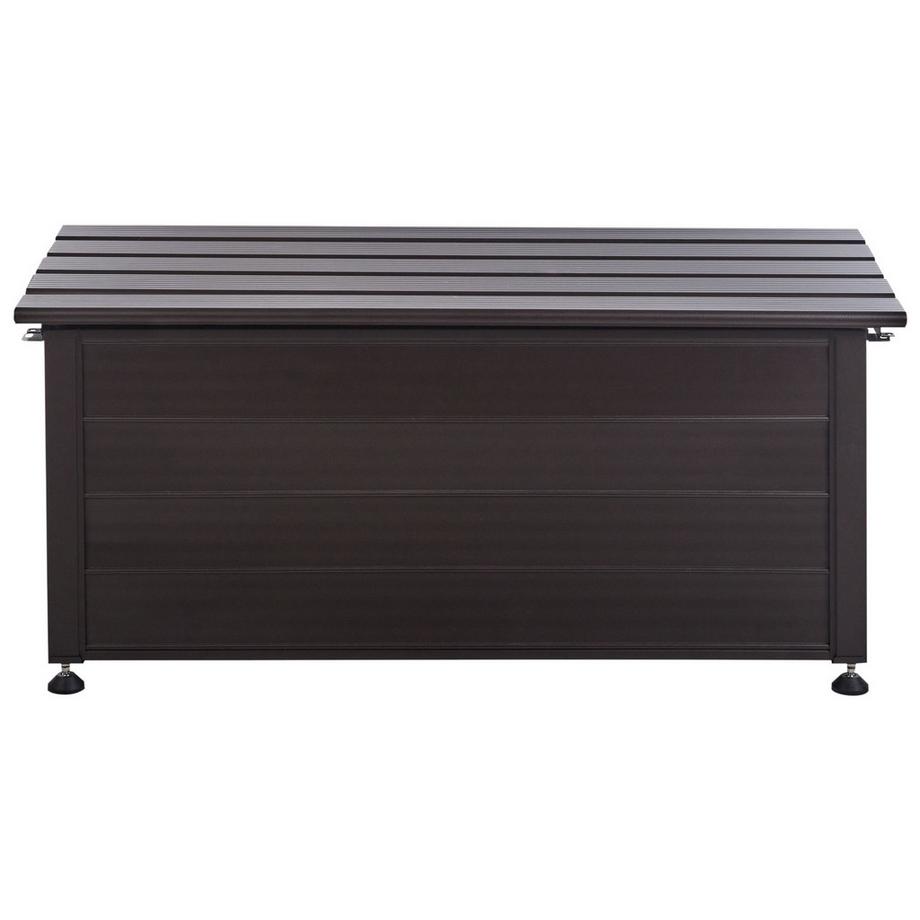 Beliani Coffre de rangement en Aluminium Moderne CAMPALTO  