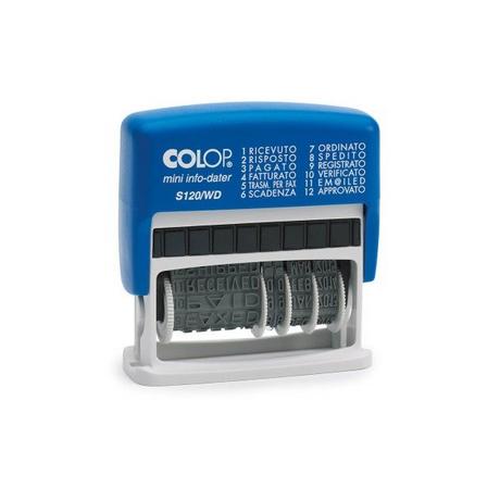 Colop COLOP Mehrtextstempel 41x4mm S 120WD D07 12 Texte Italienisch  