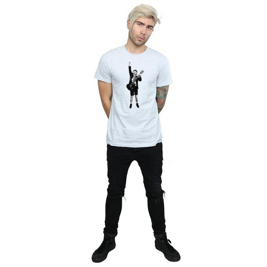 AC/DC ACDC Angus Young Imprimé T-Shirt  