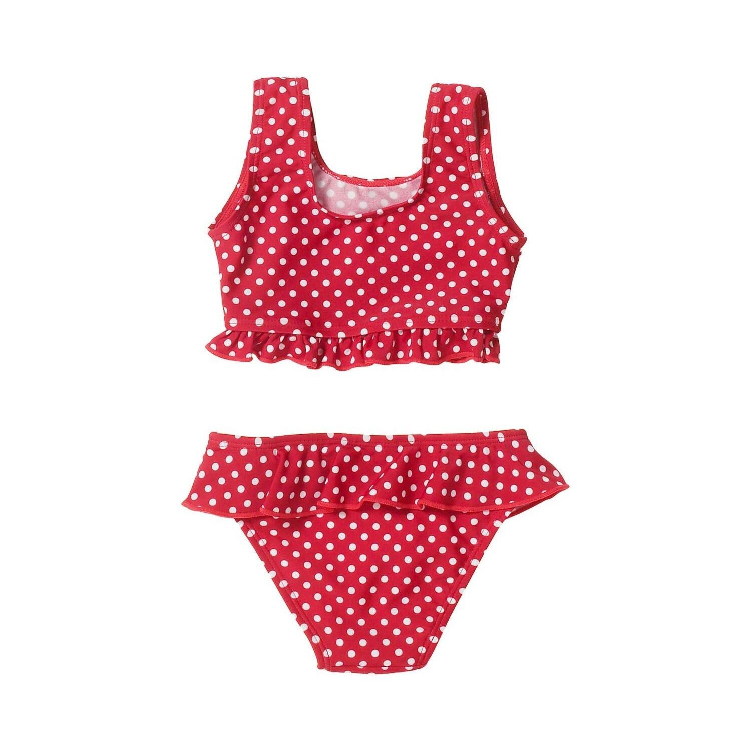 Playshoes  maillot de bain 2 pièces avec protection uv bébé fille dots 