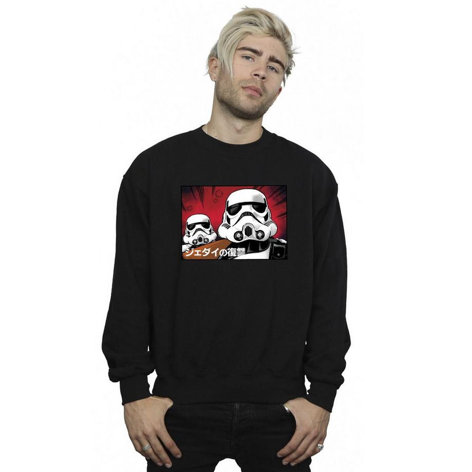 STAR WARS Sweatshirt Imprimé Col Rond  