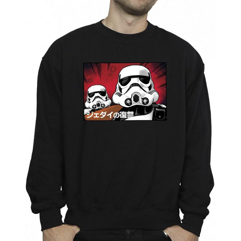 STAR WARS Sweatshirt Imprimé Col Rond  