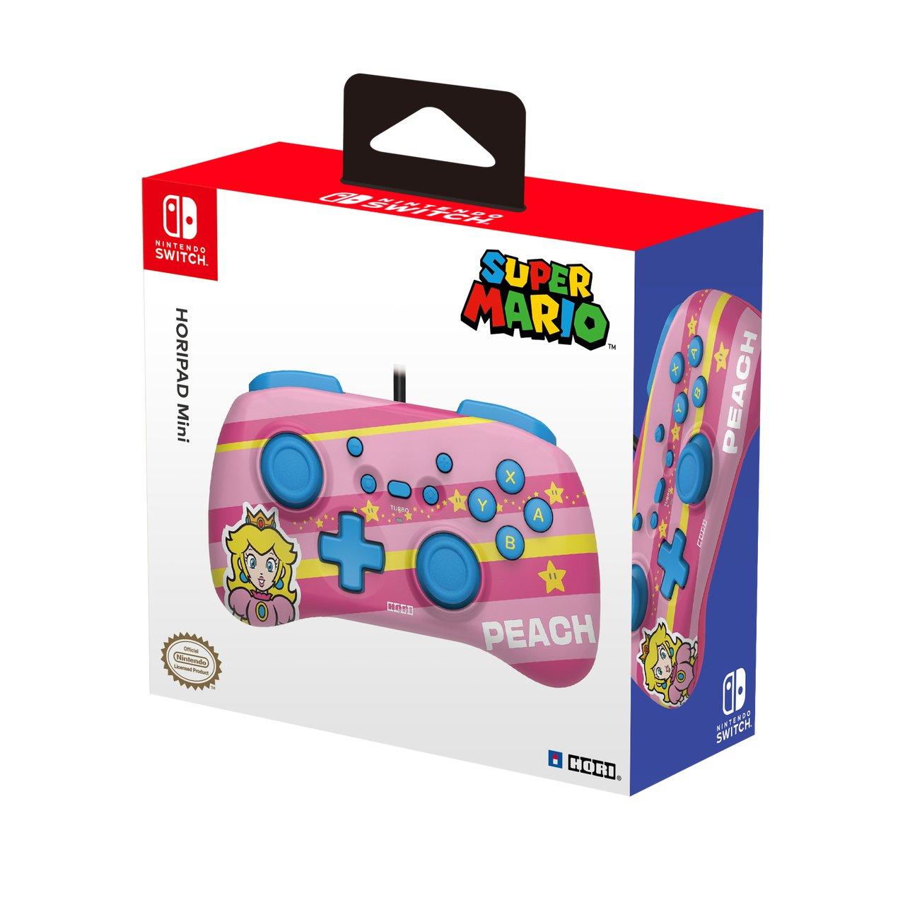 Hori  PAD Mini Bleu, Pin, Jaune USB Manette de jeu Analogique/Numérique Nintendo Switch 