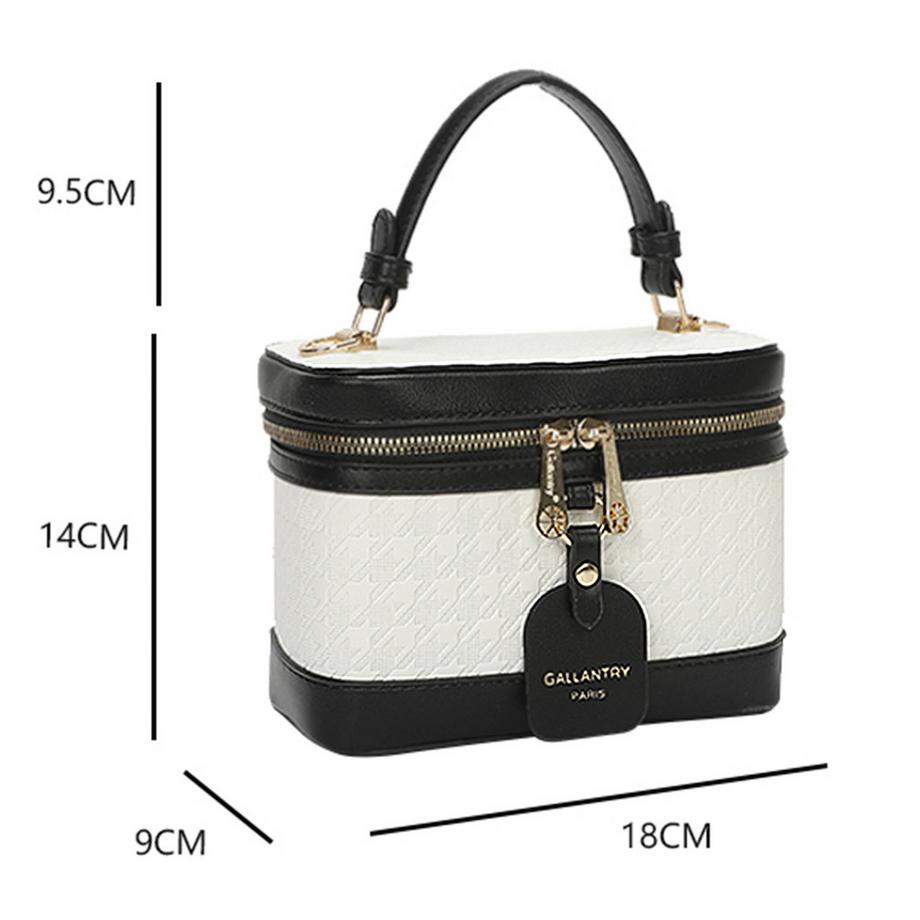 Gallantry Sac Vanity Motif Pied-de-Poule  