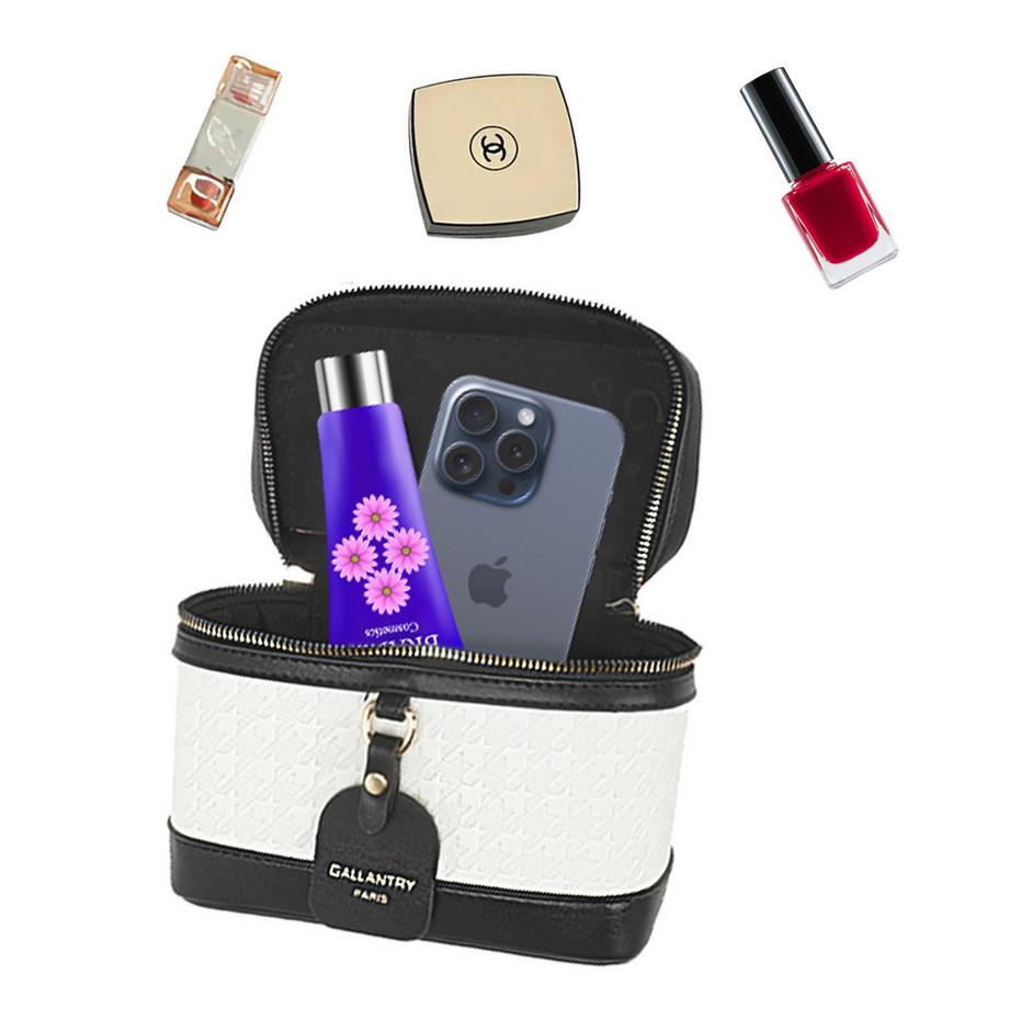 Gallantry Sac Vanity Motif Pied-de-Poule  