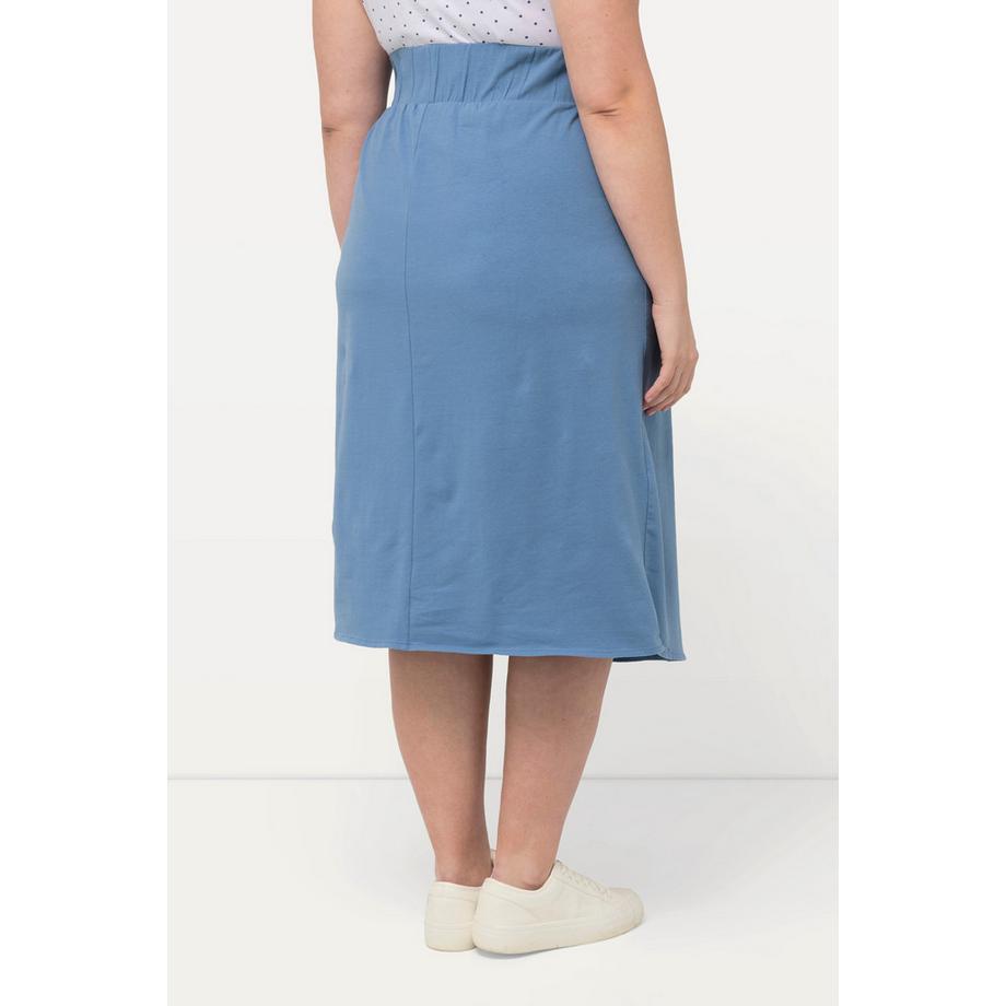 Ulla Popken Bellieva Gonna Jersey Linea ad A Effetto Incrociato  