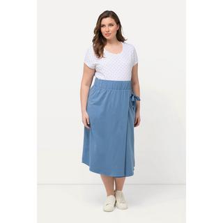 Ulla Popken Bellieva Jerseyrock A-Linie Wickeloptik  