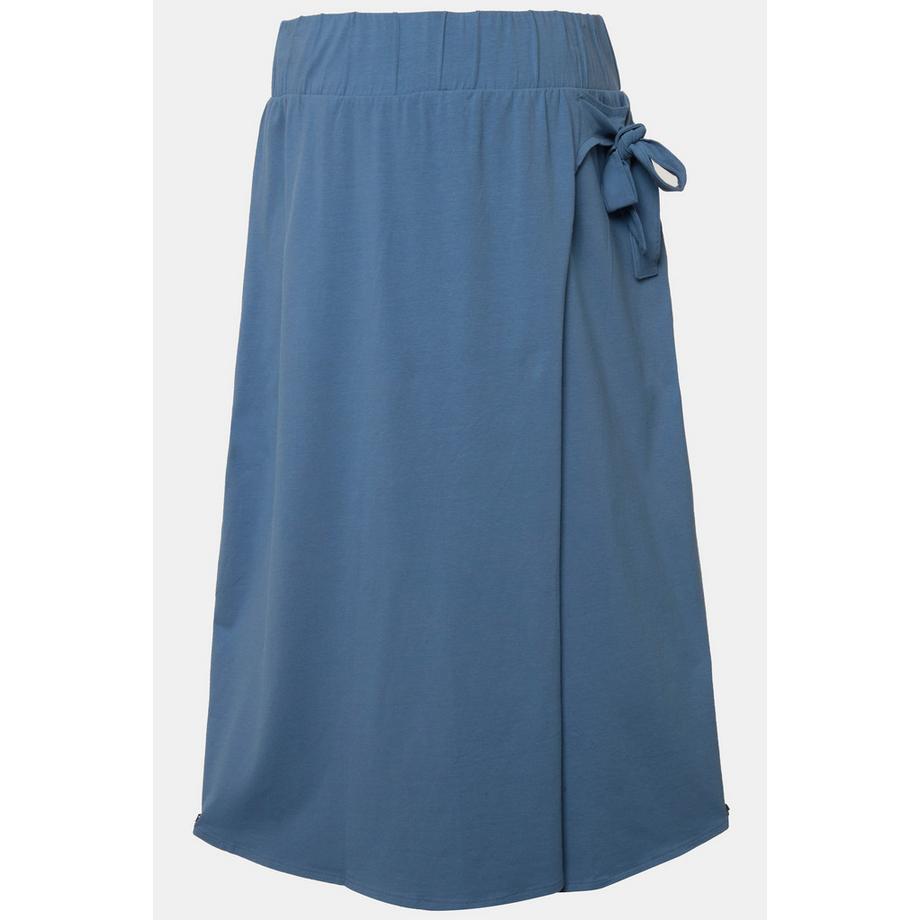 Ulla Popken Bellieva Gonna Jersey Linea ad A Effetto Incrociato  