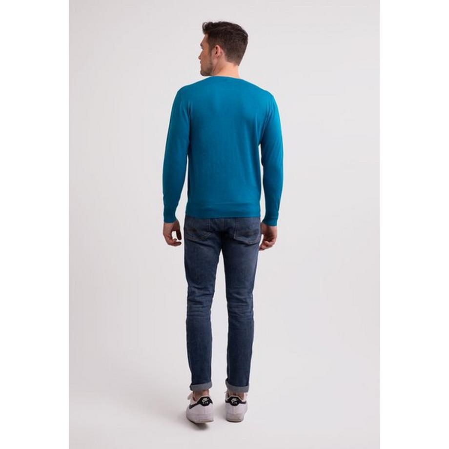 CASH-MERE.CH Kaschmir Rundhals Pullover  