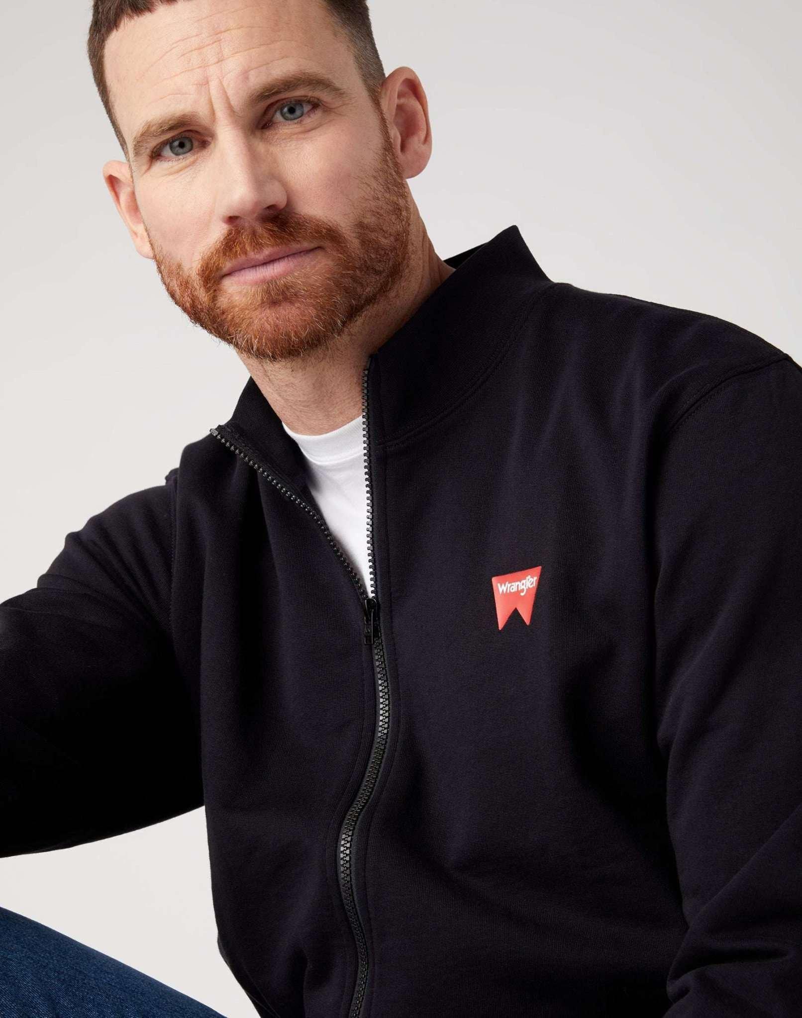 Wrangler  Sweatshirt Funnel Neck Zip 