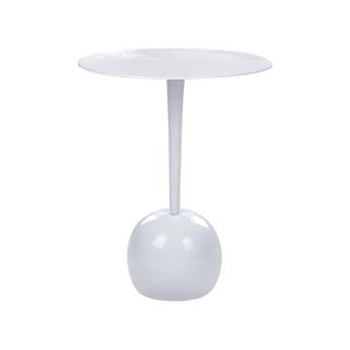 Beliani Table d'appoint en Aluminium Scandinave EUCLA  