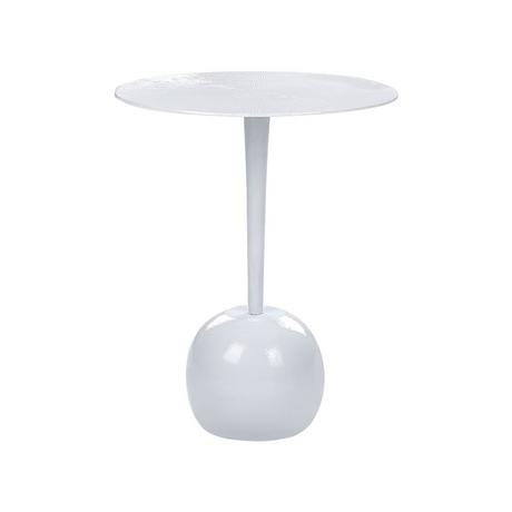 Beliani Table d'appoint en Aluminium Scandinave EUCLA  