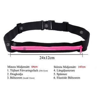 eStore  Sportgürtel / Bauchtasche - Grün 