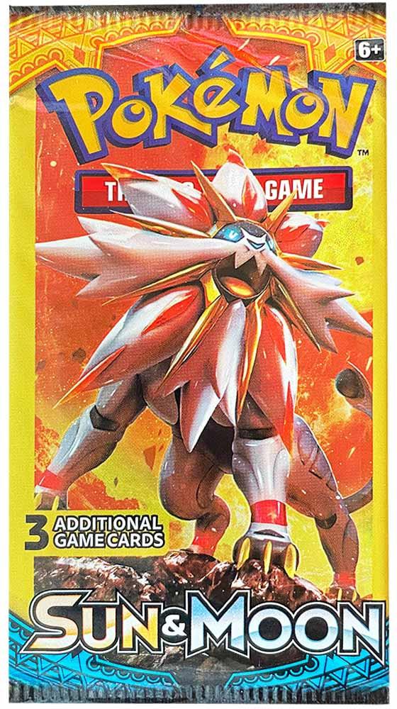 Pokemon  Sun & Moon Base Set 3-Pack Booster 