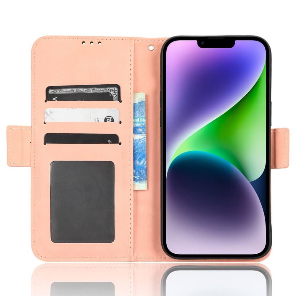 Cover-Discount  iPhone 15 - Etui mit vielen Kartenfächer 