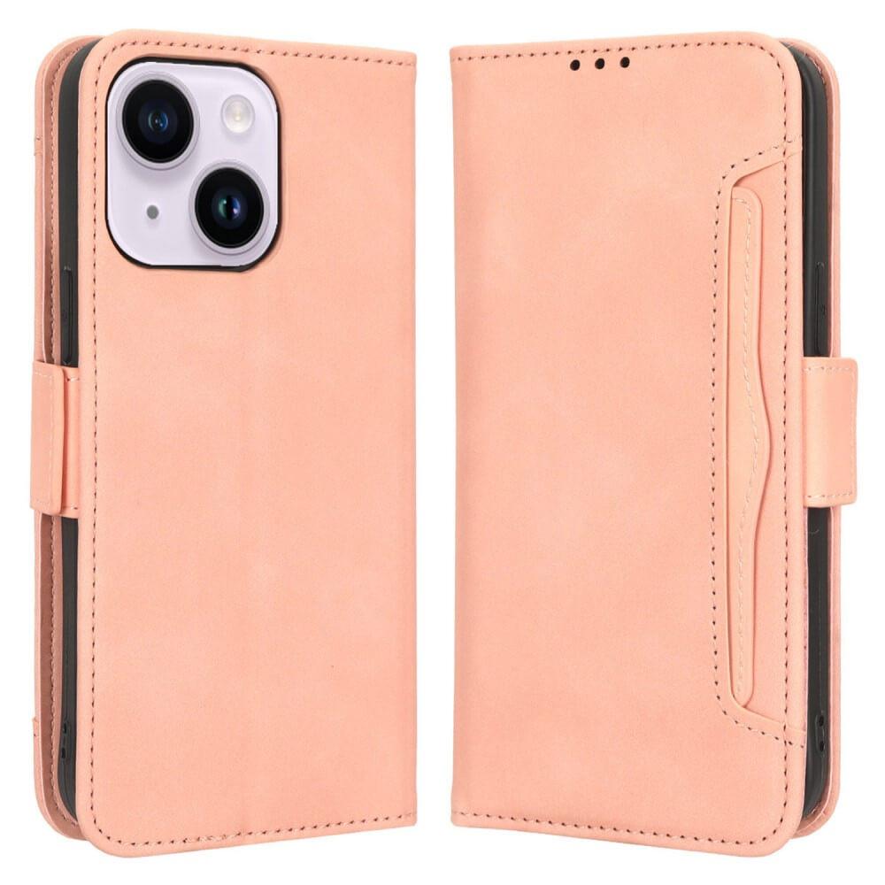 Cover-Discount  iPhone 15 - Etui mit vielen Kartenfächer 