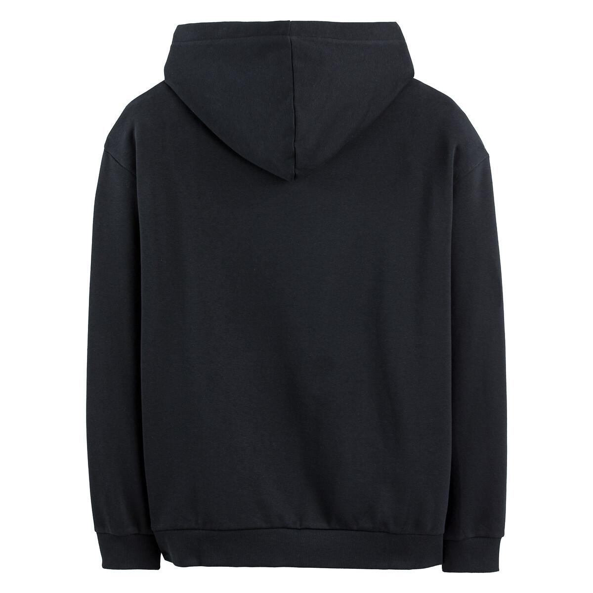 La Redoute Collections  Sweat zippé à capuche oversize en molleton unisexe 