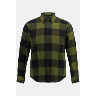 Sthuge  Karo-Flanellhemd, Langarm, Modern Fit, Buttondown-Kragen 