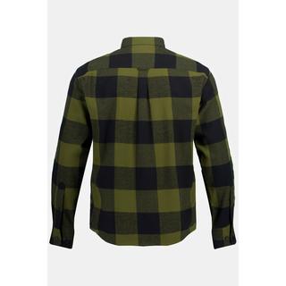 Sthuge  Karo-Flanellhemd, Langarm, Modern Fit, Buttondown-Kragen 