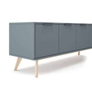 Calicosy TV-Schrank mit 4 Türen L140 cm - Pisco  