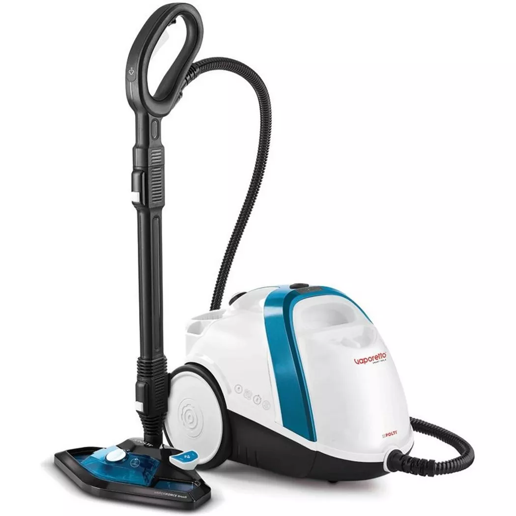Polti Vaporetto Smart 100_B Nettoyeur vapeur traineau 1500 W Bleu, Blanc