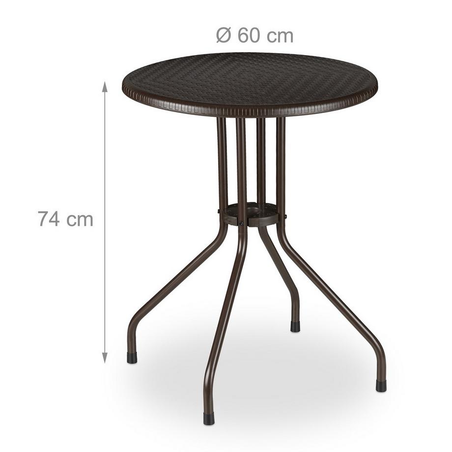 B2X Gartentisch rund  