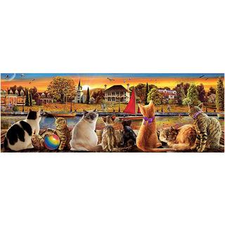 Educa  Puzzle Cats on the Quay (1000Teile) 