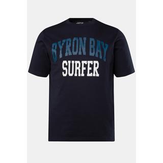 JP1880  T-shirt con stampa "Surfer", scollo a girocollo e mezze maniche, fino alla tg. 8XL 