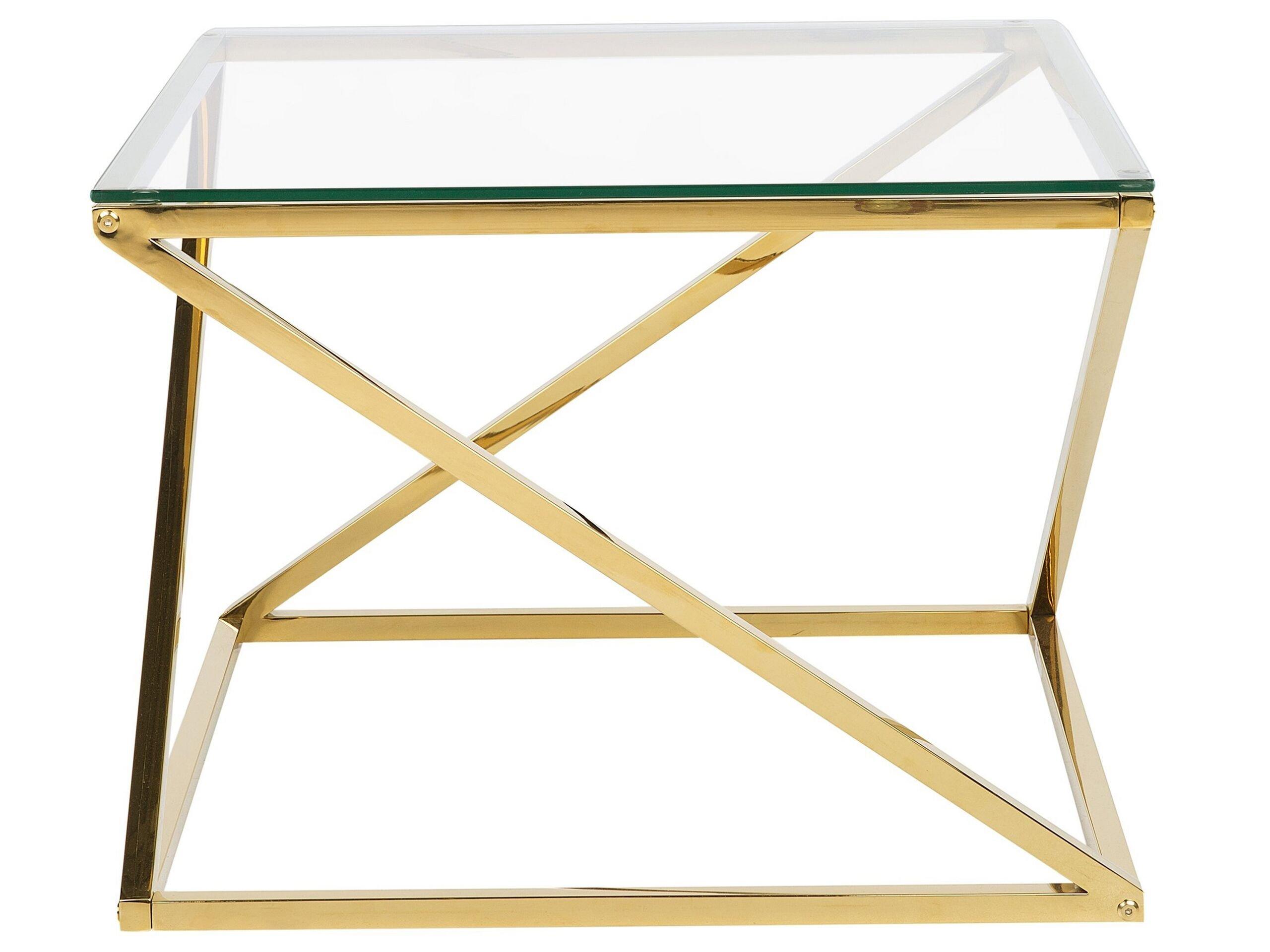 Beliani Table basse en Verre Glamour BEVERLY  