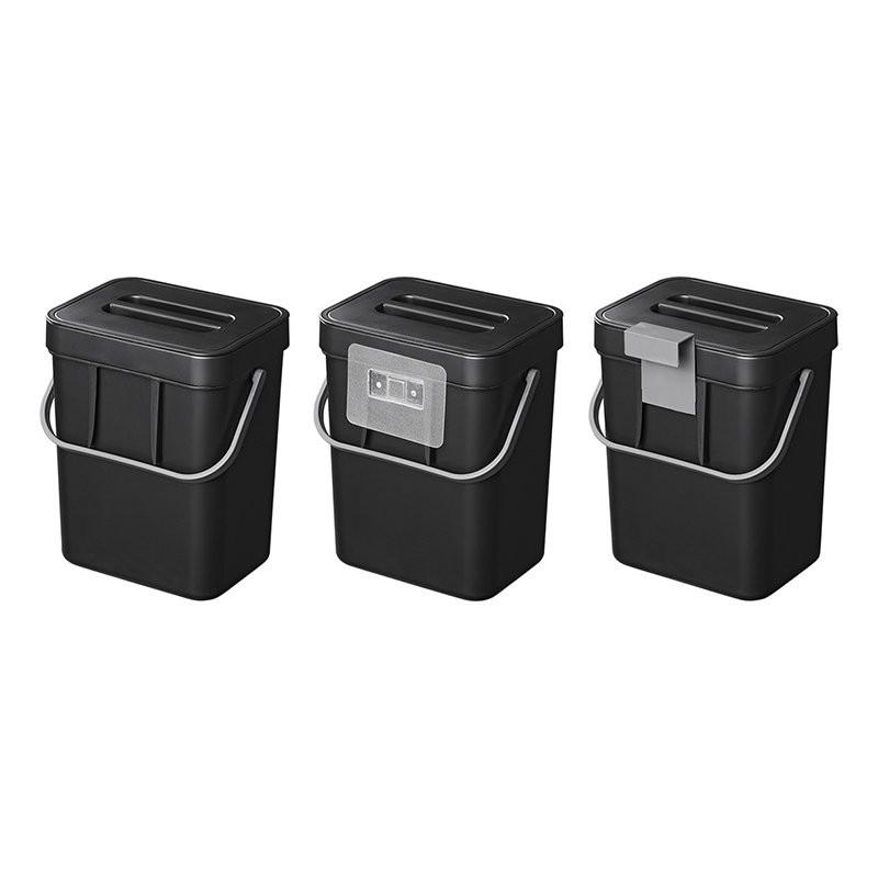 Pricenet Pattumiera con coperchio 5L per roulotte/camper  