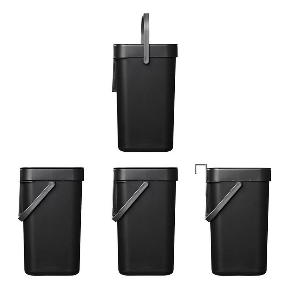 Pricenet Pattumiera con coperchio 5L per roulotte/camper  